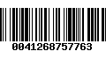 Código de Barras 0041268757763