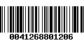 Código de Barras 0041268801206