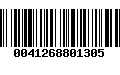 Código de Barras 0041268801305