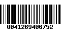 Código de Barras 0041269406752