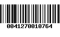 Código de Barras 0041270010764