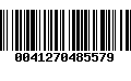 Código de Barras 0041270485579