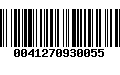 Código de Barras 0041270930055