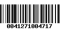 Código de Barras 0041271004717