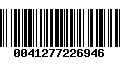 Código de Barras 0041277226946