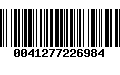 Código de Barras 0041277226984