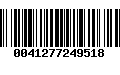 Código de Barras 0041277249518