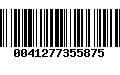 Código de Barras 0041277355875