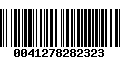 Código de Barras 0041278282323