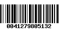 Código de Barras 0041279805132