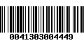 Código de Barras 0041303004449