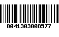 Código de Barras 0041303008577