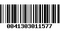 Código de Barras 0041303011577