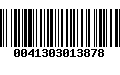 Código de Barras 0041303013878