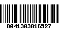 Código de Barras 0041303016527