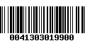 Código de Barras 0041303019900