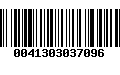 Código de Barras 0041303037096