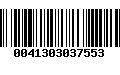 Código de Barras 0041303037553