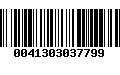 Código de Barras 0041303037799