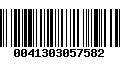 Código de Barras 0041303057582