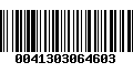 Código de Barras 0041303064603