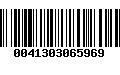 Código de Barras 0041303065969