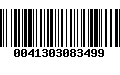 Código de Barras 0041303083499