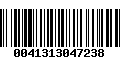 Código de Barras 0041313047238