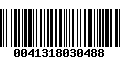 Código de Barras 0041318030488