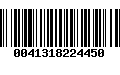 Código de Barras 0041318224450