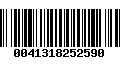 Código de Barras 0041318252590