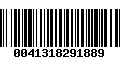 Código de Barras 0041318291889