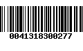 Código de Barras 0041318300277