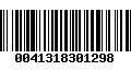 Código de Barras 0041318301298