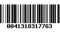 Código de Barras 0041318317763