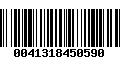 Código de Barras 0041318450590