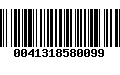 Código de Barras 0041318580099