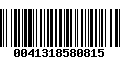 Código de Barras 0041318580815