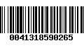 Código de Barras 0041318590265