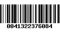 Código de Barras 0041322376084