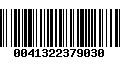 Código de Barras 0041322379030