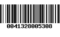 Código de Barras 0041328005308