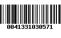 Código de Barras 0041331030571