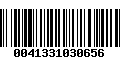 Código de Barras 0041331030656