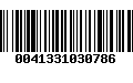 Código de Barras 0041331030786