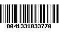 Código de Barras 0041331033770