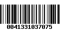 Código de Barras 0041331037075