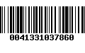 Código de Barras 0041331037860