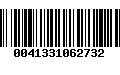 Código de Barras 0041331062732