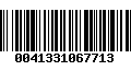 Código de Barras 0041331067713